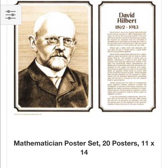 Mathematician poster set - Picture 5 of 5